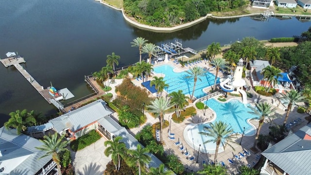 511 Winterside Dr, Apollo Beach, FL 33572 - bird's eye view of a nearby body of water