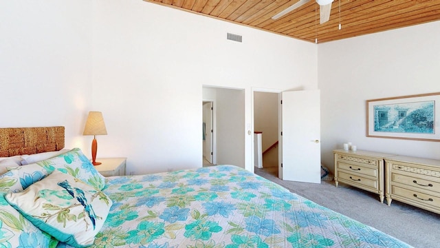 12132 Capri Cir S, Treasure Island, FL 33706 - carpeted bedroom with wood ceiling