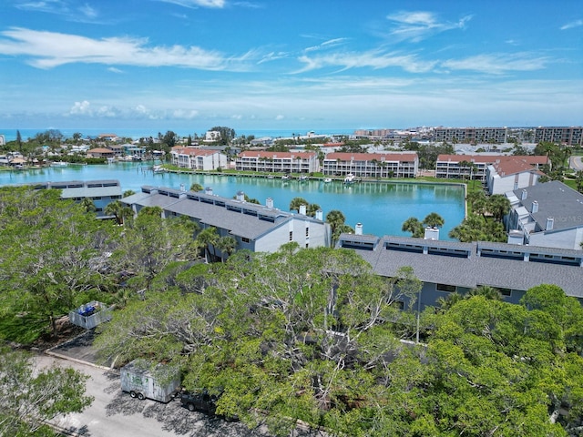 12132 Capri Cir S, Treasure Island, FL 33706 - bird's eye view of a large body of water