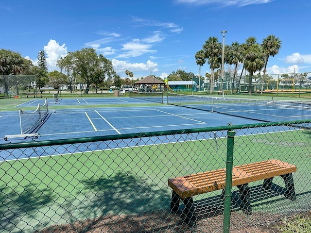 12132 Capri Cir S, Treasure Island, FL 33706 - view of tennis court