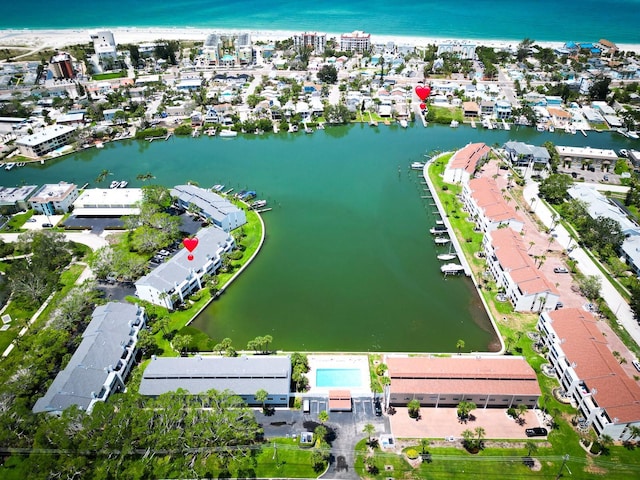 12132 Capri Cir S, Treasure Island, FL 33706 - view of property location featuring a nearby body of water