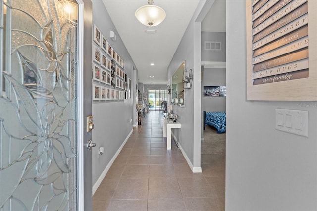 13301 Waterleaf Garden Cir, Riverview, FL 33579 - entrance foyer featuring tile patterned floors and recessed lighting