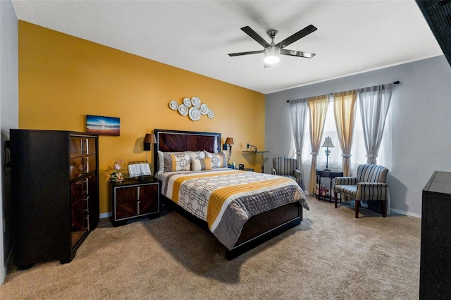 13301 Waterleaf Garden Cir, Riverview, FL 33579 - bedroom with carpet and a ceiling fan
