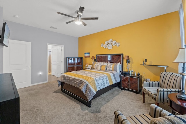 13301 Waterleaf Garden Cir, Riverview, FL 33579 - bedroom with carpet and ceiling fan