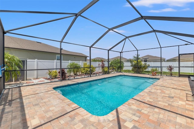 13301 Waterleaf Garden Cir, Riverview, FL 33579 - view of pool with a patio and a fenced backyard