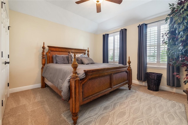 165 Mobbly Bay Dr, Oldsmar, FL 34677 - bedroom with light carpet and ceiling fan