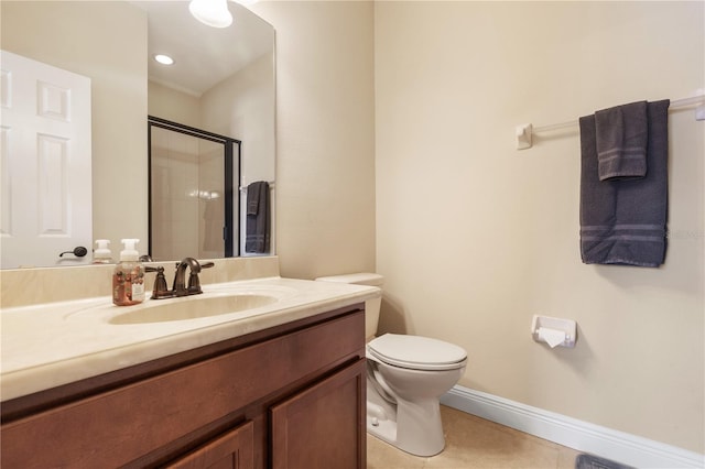 165 Mobbly Bay Dr, Oldsmar, FL 34677 - full bath featuring a stall shower, vanity, and tile patterned flooring
