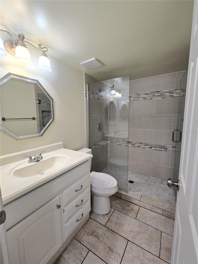 8300 Bardmoor Blvd Unit 110, Seminole, FL 33777 - bathroom with vanity and a shower stall