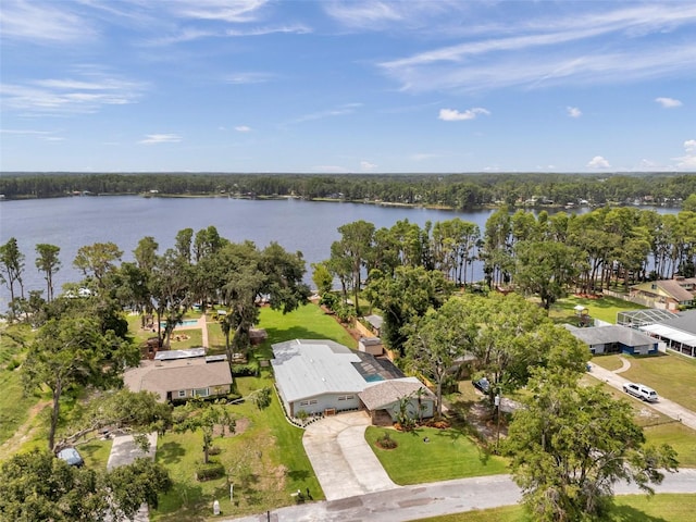 21906 Shamu Dr, Land O Lakes, FL 34639 - aerial overview of property's location featuring a nearby body of water