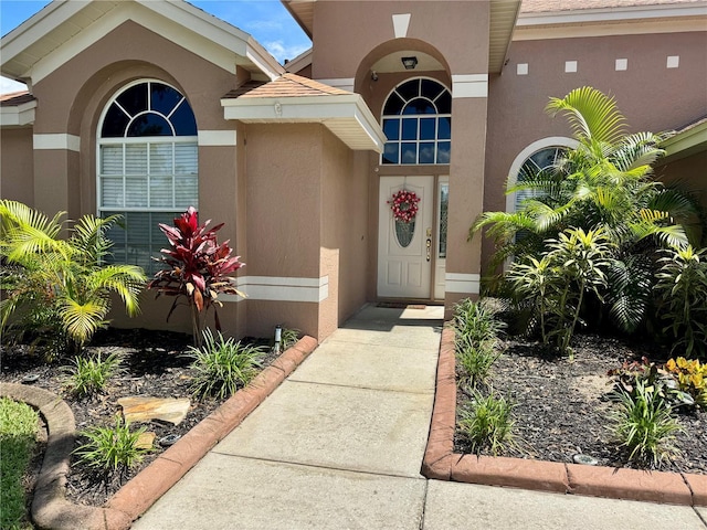 28826 Windover St, Wesley Chapel, FL 33545 - entrance to property featuring stucco siding
