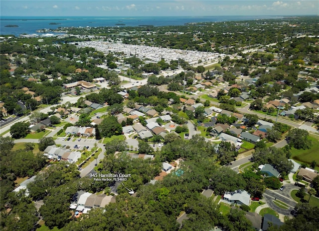 945 Hamilton Ct, Palm Harbor, FL 34683 - aerial view of property and surrounding area with a nearby body of water