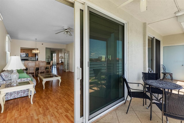 7892 Sailboat Key Blvd S Unit 408, South Pasadena, FL 33707 - balcony with a ceiling fan