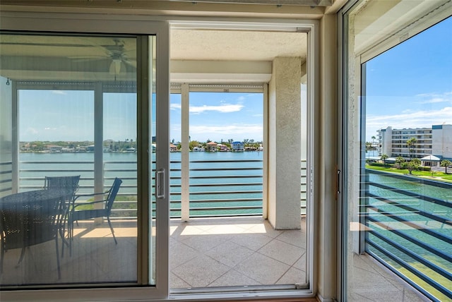 7892 Sailboat Key Blvd S Unit 408, South Pasadena, FL 33707 - balcony featuring a water view