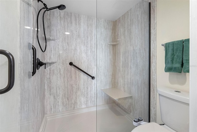 7892 Sailboat Key Blvd S Unit 408, South Pasadena, FL 33707 - bathroom with walk in shower and toilet