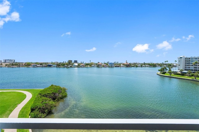 7892 Sailboat Key Blvd S Unit 408, South Pasadena, FL 33707 - water view with nearby urban area
