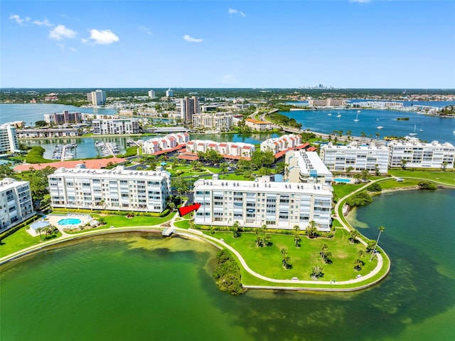 7892 Sailboat Key Blvd S Unit 408, South Pasadena, FL 33707 - view of urban area with a large body of water and apartment complex / building