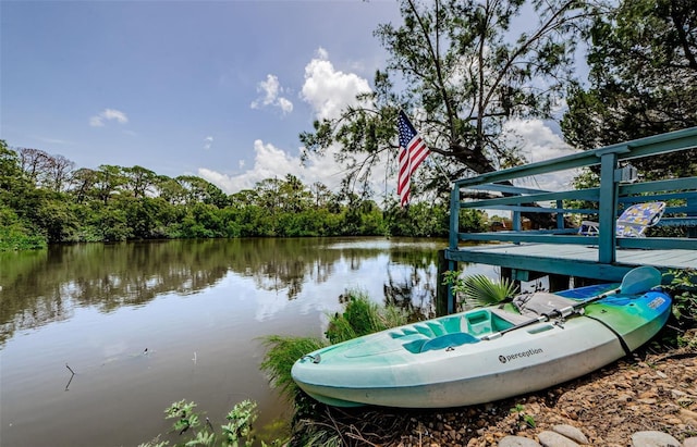 7332 Janczlik Dr, New Port Richey, FL 34652 - dock area featuring a water view