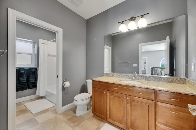 6418 Bright Bay Ct, Apollo Beach, FL 33572 - bathroom featuring vanity and shower / bath combo