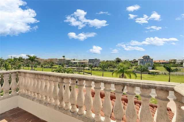 6418 Bright Bay Ct, Apollo Beach, FL 33572 - balcony with a residential view