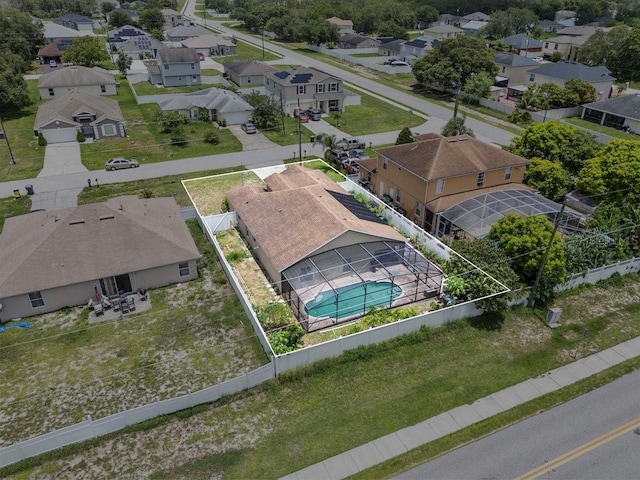 1955 Manatee Ct, Kissimmee, FL 34759 - aerial perspective of suburban area with a pool