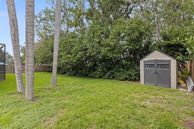 10053 W Bay St, Seminole, FL 33776 - fenced backyard with a shed