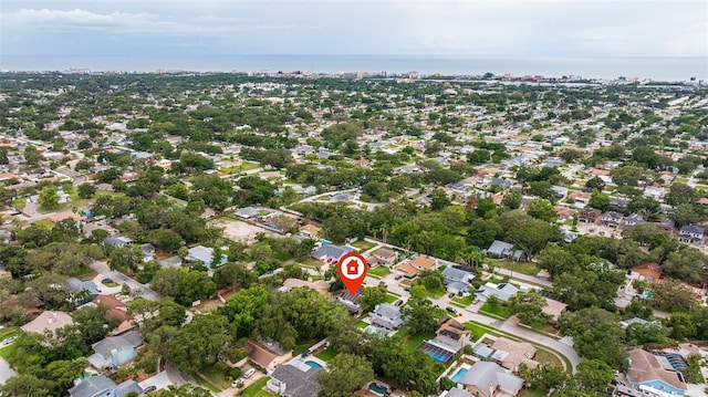 10053 W Bay St, Seminole, FL 33776 - aerial view of property's location featuring a large body of water