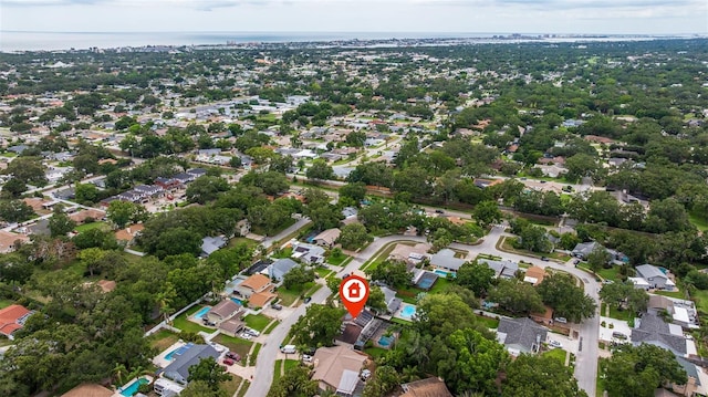 10053 W Bay St, Seminole, FL 33776 - aerial view of property's location featuring nearby suburban area