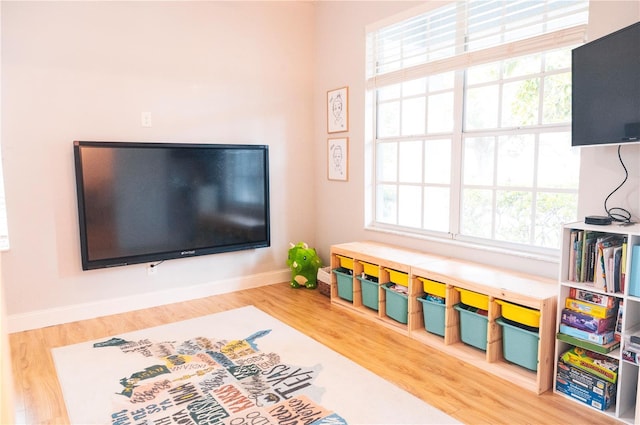 6804 Pleasant Oaks Pl, Riverview, FL 33578 - playroom with wood finished floors and healthy amount of natural light