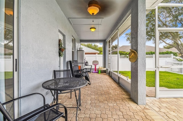 6804 Pleasant Oaks Pl, Riverview, FL 33578 - view of sunroom
