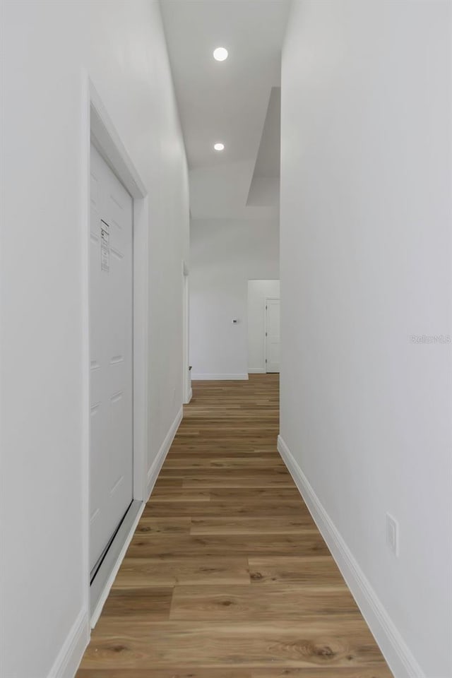 1213 E Lemon St, Tarpon Springs, FL 34689 - hall featuring recessed lighting and light wood finished floors