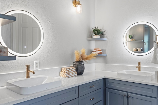 3307 W Knights Ave, Tampa, FL 33611 - bathroom featuring double vanity