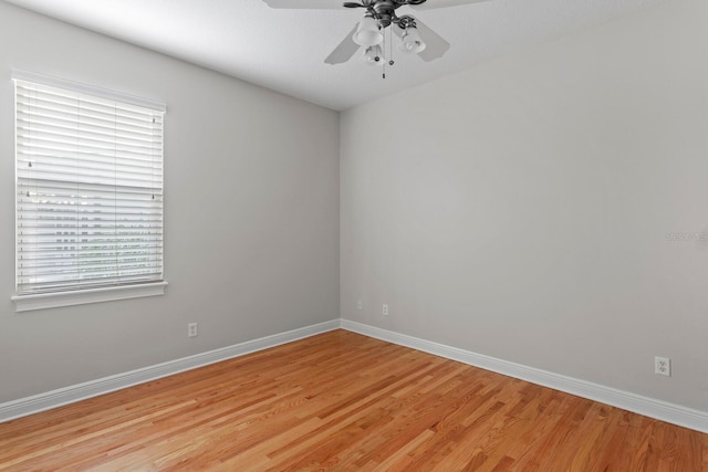 3307 W Knights Ave, Tampa, FL 33611 - unfurnished room with light wood-style flooring and a ceiling fan