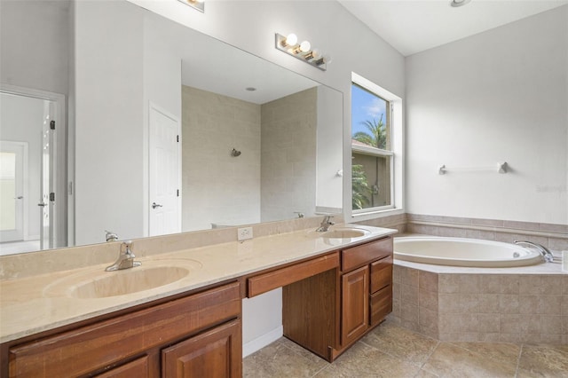 3013 Silvermill Loop Unit O, Land O Lakes, FL 34638 - full bathroom with a bath and double vanity