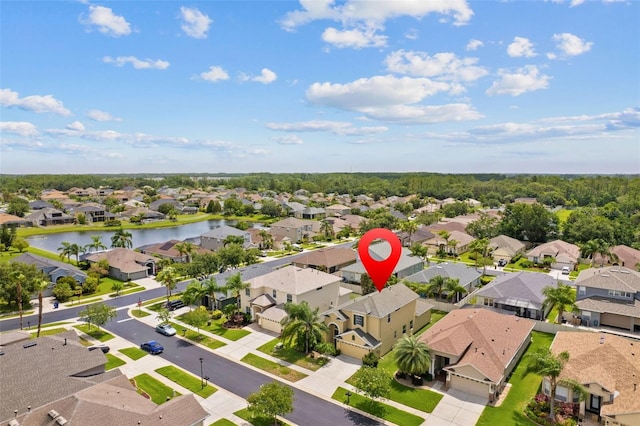 3013 Silvermill Loop Unit O, Land O Lakes, FL 34638 - aerial view of residential area with a nearby body of water