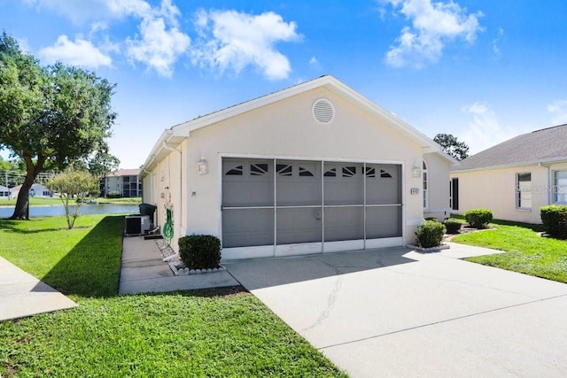 4407 Whitton Way, New Port Richey, FL 34653 - single story home with stucco siding and a front lawn
