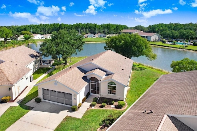 4407 Whitton Way, New Port Richey, FL 34653 - aerial perspective of suburban area featuring a nearby body of water