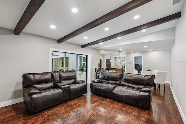 126 Holly Tree Ln, Brandon, FL 33511 - living room with wood finished floors and recessed lighting