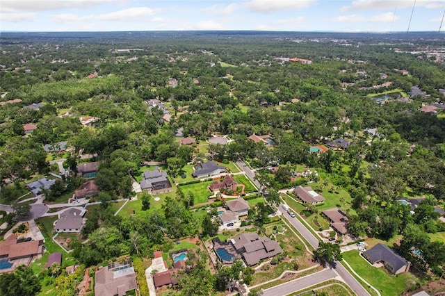 126 Holly Tree Ln, Brandon, FL 33511 - aerial view of property and surrounding area with nearby suburban area