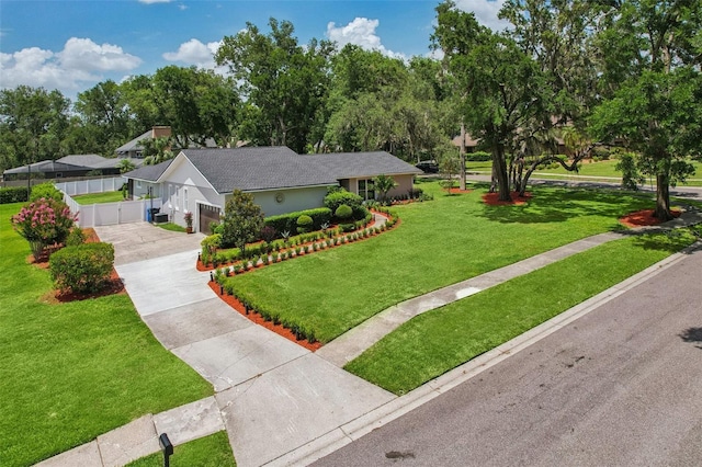 126 Holly Tree Ln, Brandon, FL 33511 - view of front of house featuring concrete driveway and an attached garage