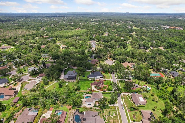 126 Holly Tree Ln, Brandon, FL 33511 - aerial view of residential area with a heavily wooded area