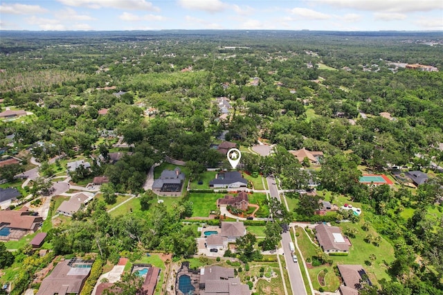 126 Holly Tree Ln, Brandon, FL 33511 - aerial view of residential area with a forest
