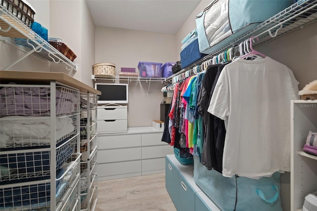 6408 Seasound Dr, Apollo Beach, FL 33572 - walk in closet with wood finished floors