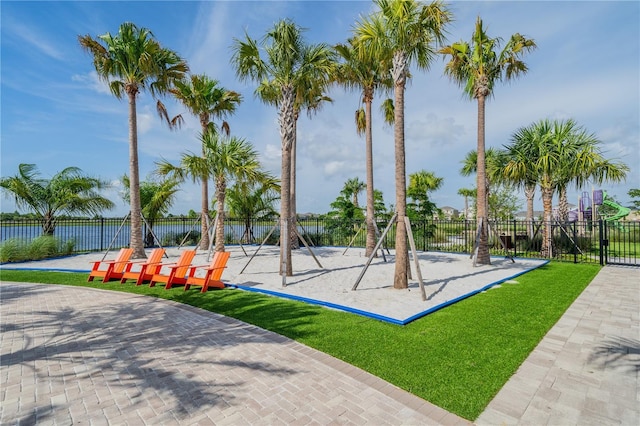 6408 Seasound Dr, Apollo Beach, FL 33572 - view of jungle gym