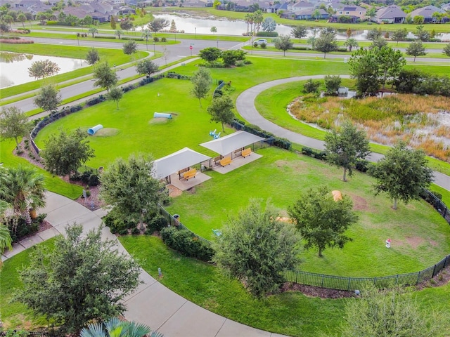 6408 Seasound Dr, Apollo Beach, FL 33572 - aerial view of residential area with a nearby body of water