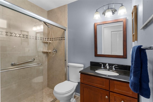 1667 E Orangeside Rd, Palm Harbor, FL 34683 - full bath featuring vanity and a shower stall