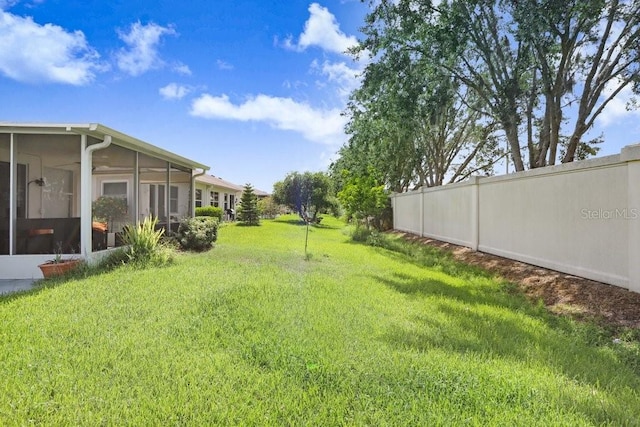 30247 Emmetts Ct, Wesley Chapel, FL 33543 - view of yard with a sunroom