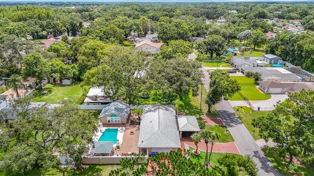 4002 Hudson Ter, Tampa, FL 33618 - aerial perspective of suburban area with a pool area