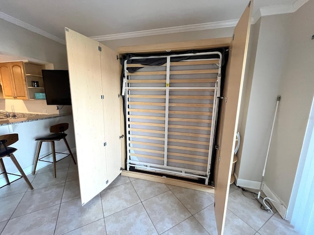 880 Mandalay Ave Unit C412, Clearwater Beach, FL 33767 - detailed view of ornamental molding and a sink