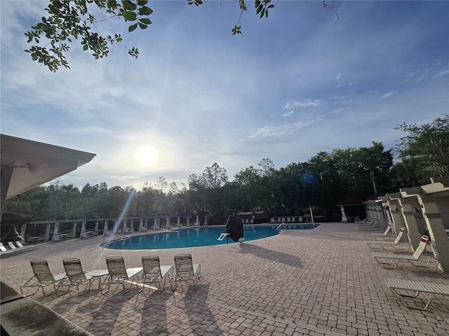 31141 Harthorn Ct, Wesley Chapel, FL 33543 - community pool with a patio