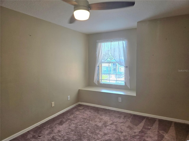 31141 Harthorn Ct, Wesley Chapel, FL 33543 - carpeted empty room with a ceiling fan and baseboards